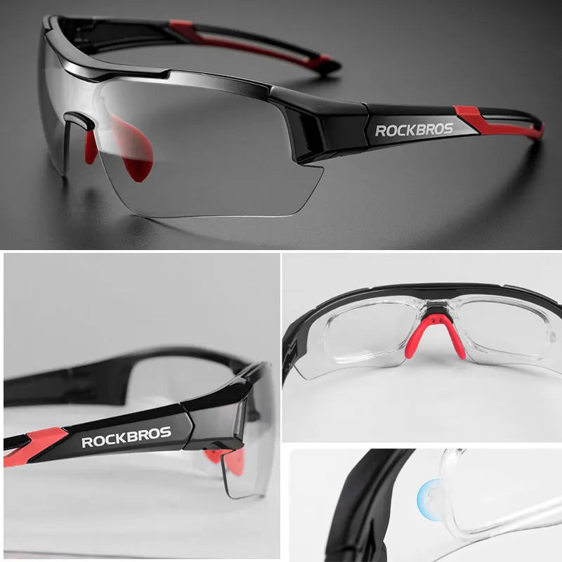 Óculos para Mountain Bike e Estrada – Lentes Fotocromáticas para Melhor Visibilidade