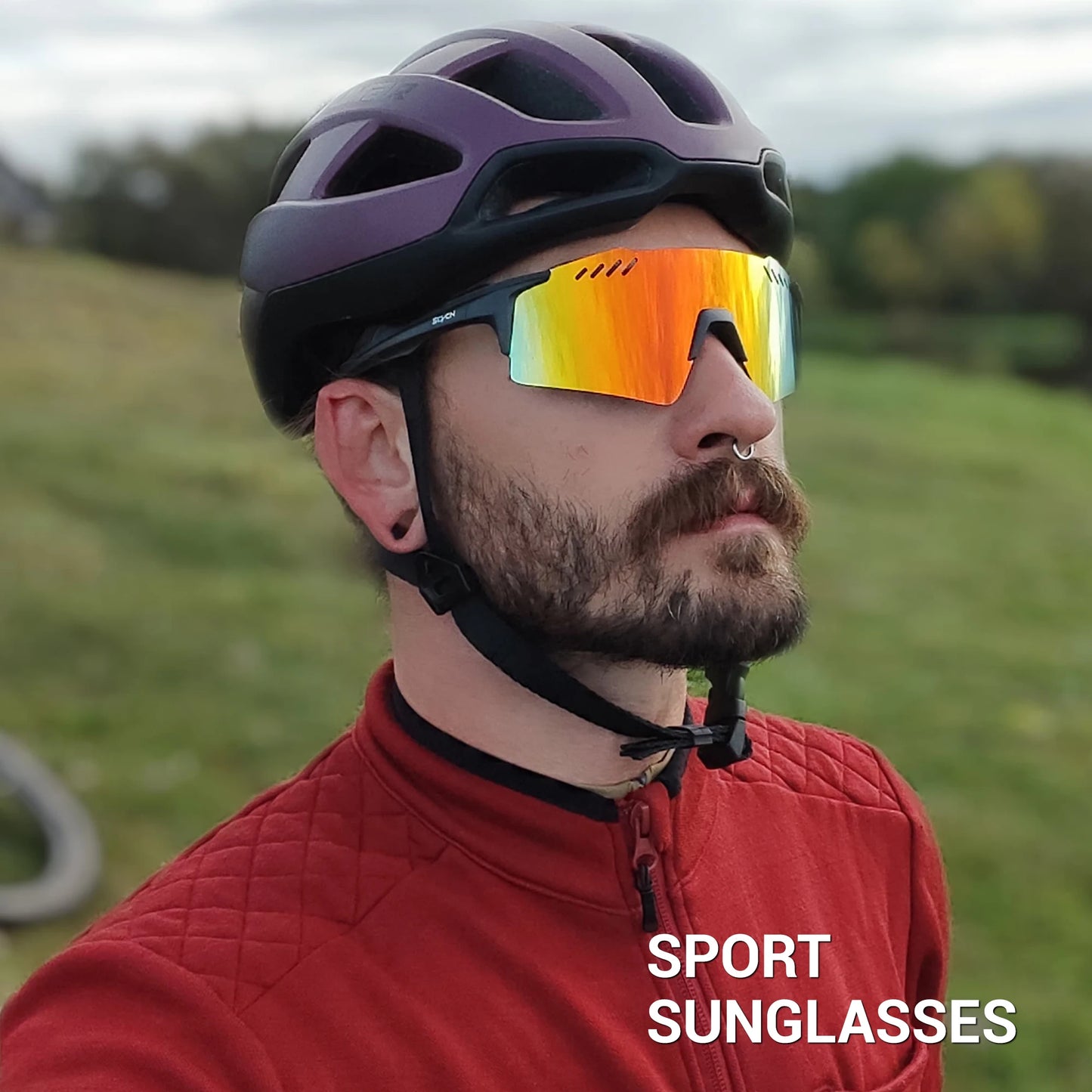 Óculos Esportivos – Perfeito para Ciclismo, Corrida, Escalada e Direção
