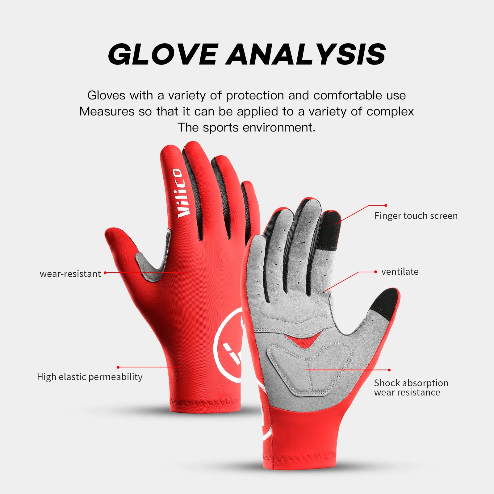Luvas Esportivas para Ciclismo – Tecnologia Gel e Sensibilidade ao Toque