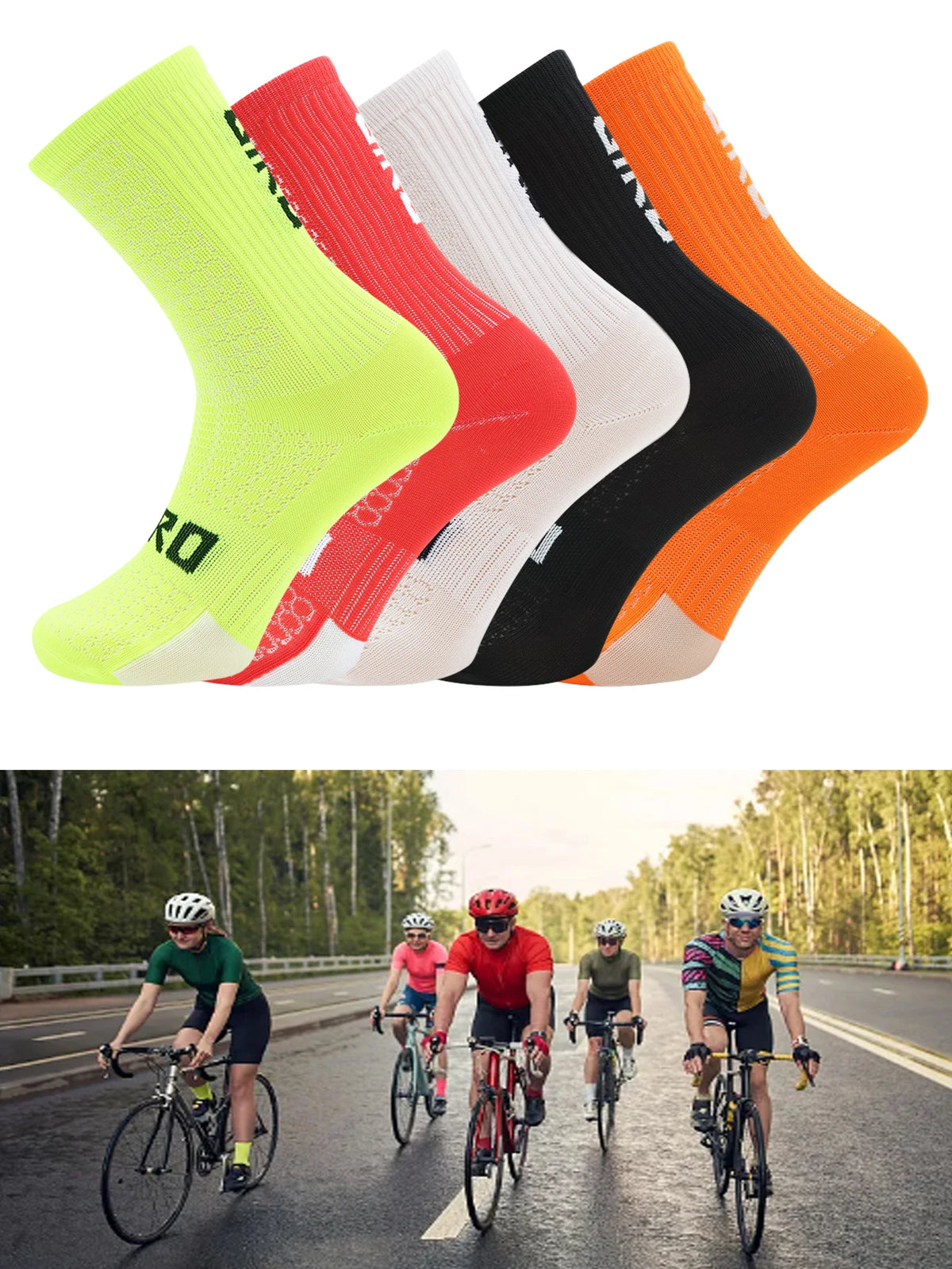Meias de Compressão para Ciclismo — Conforto, Desempenho e Estilo para Homens e Mulheres