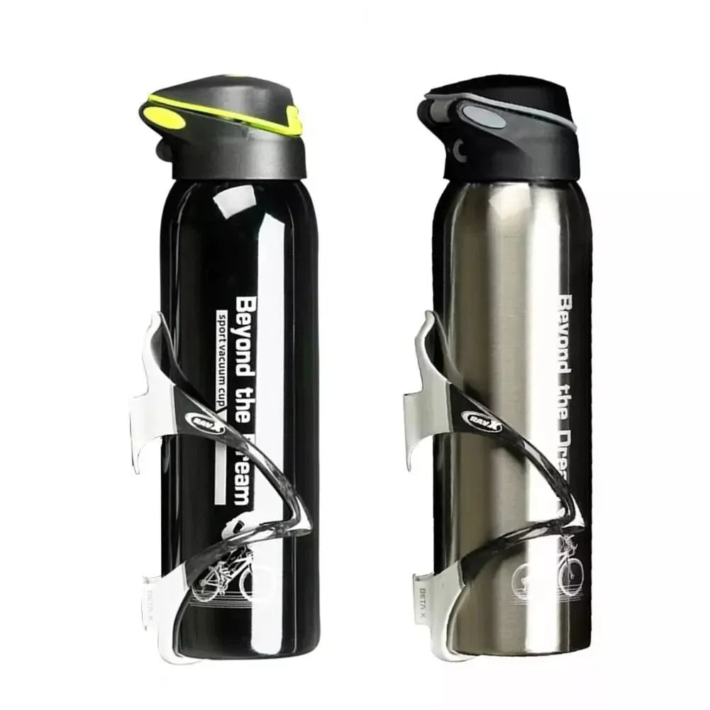 Garrafa Térmica para Bike 500ml Alumínio Resistente e Isolamento Térmico para Pedaladas