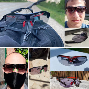 Óculos para Mountain Bike e Estrada – Lentes Fotocromáticas para Melhor Visibilidade
