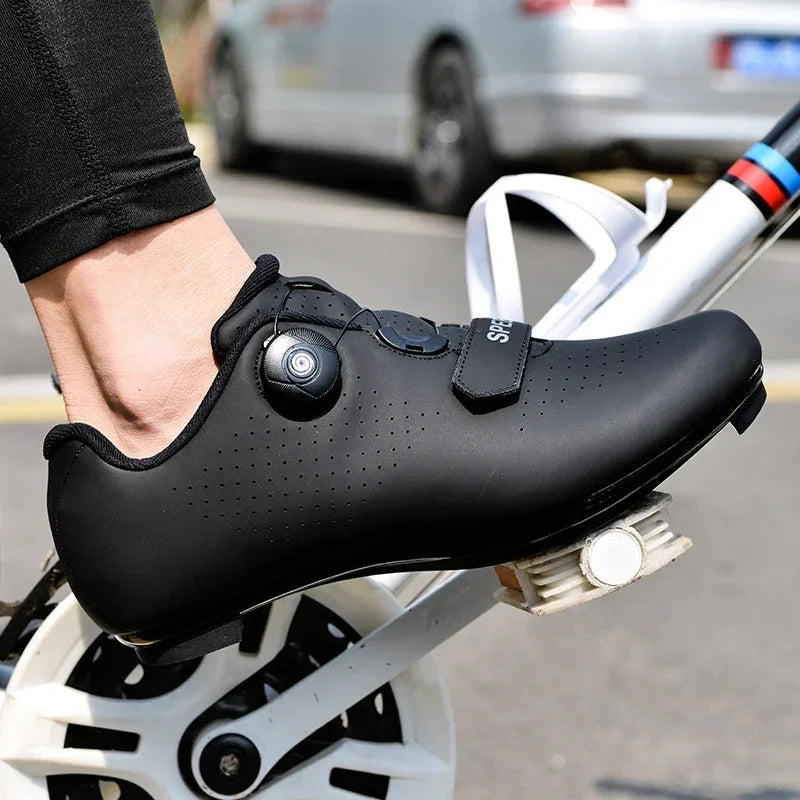 Tênis de Ciclismo Masculino Ultralight com Dupla Fivela