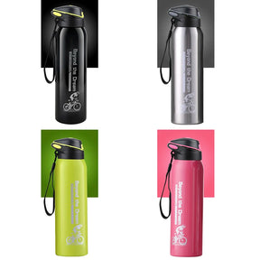 Garrafa Térmica para Bike 500ml Alumínio Resistente e Isolamento Térmico para Pedaladas