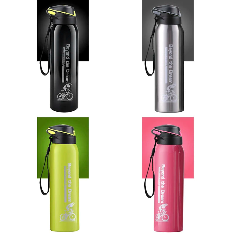 Garrafa Térmica para Bike 500ml Alumínio Resistente e Isolamento Térmico para Pedaladas