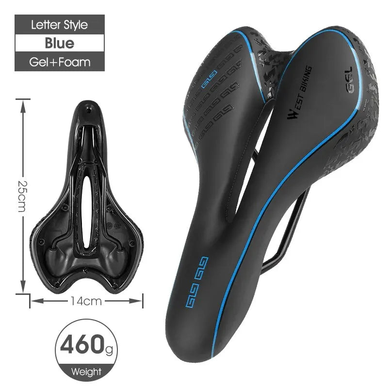 Selim West Biking Ergonômico – Conforto e Performance para Longas Pedaladas