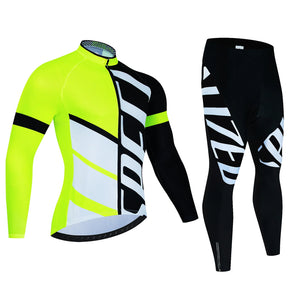 Conjunto de Jersey de Ciclismo de Inverno