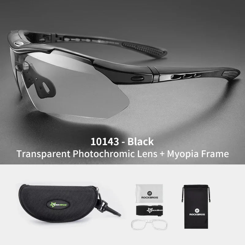 Óculos para Mountain Bike e Estrada – Lentes Fotocromáticas para Melhor Visibilidade