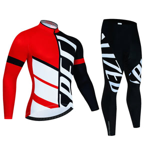 Conjunto de Jersey de Ciclismo de Inverno