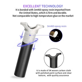Canote de Selim em Fibra de Carbono Seatpost Black – Leveza e Resistência para Performance Máxima