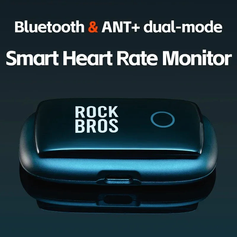 Sensor Cardíaco ROCKBROS H828 – Bluetooth 4.0 e ANT+ para Monitoramento Preciso