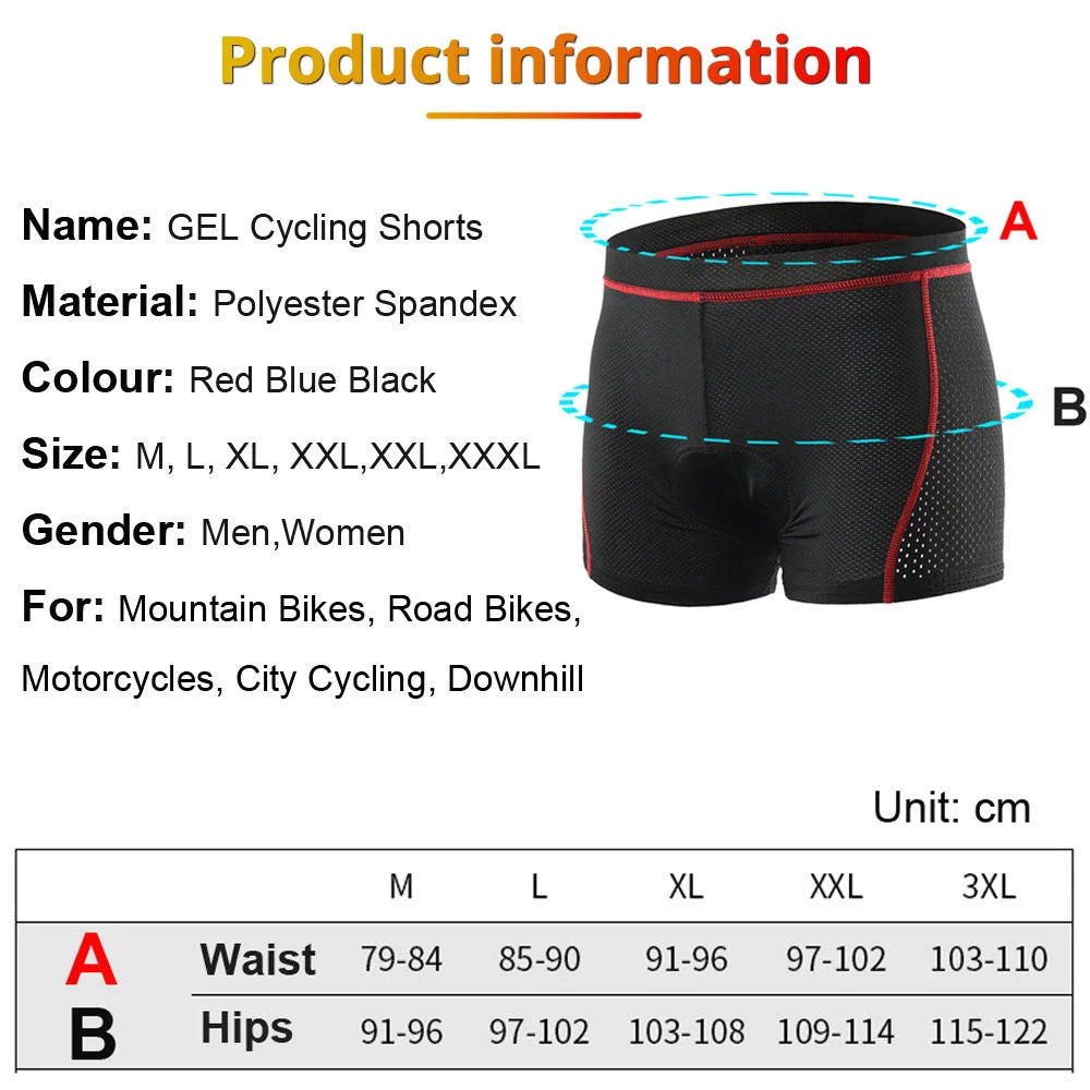 Short Ciclismo com Proteção de Gel - Conforto e Segurança em Cada Pedalada