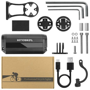 Farol Dianteiro para Bike 2000 Lumens com Suporte para Ciclocomputador – Potência e Integração Total