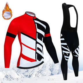 Conjunto de Jersey de Ciclismo de Inverno