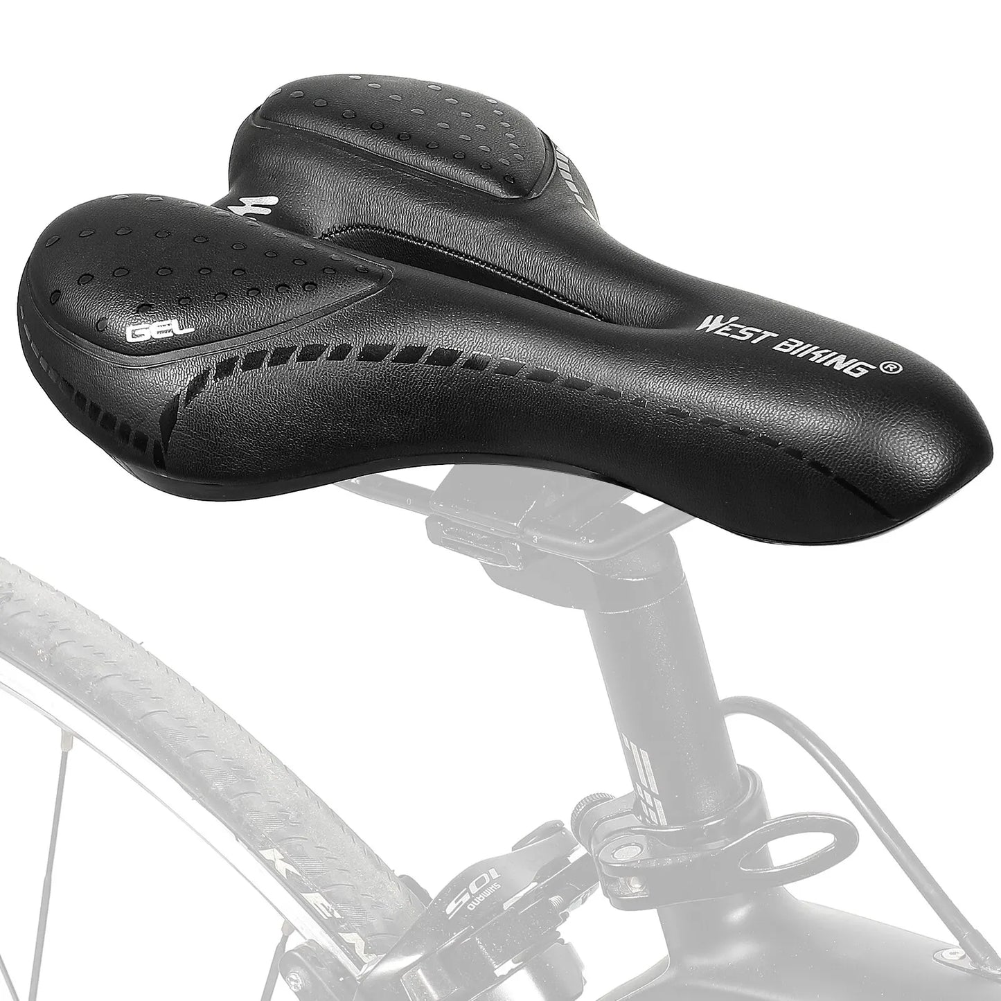 Selim West Biking Ergonômico – Conforto e Performance para Longas Pedaladas