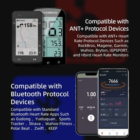 Sensor Cardíaco ROCKBROS H828 – Bluetooth 4.0 e ANT+ para Monitoramento Preciso