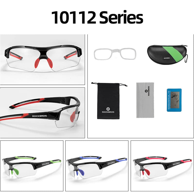 Óculos para Mountain Bike e Estrada – Lentes Fotocromáticas para Melhor Visibilidade