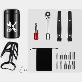 Kit de Reparo Portátil para Ciclismo – Solução Compacta para Manutenção Rápida da Sua Bike