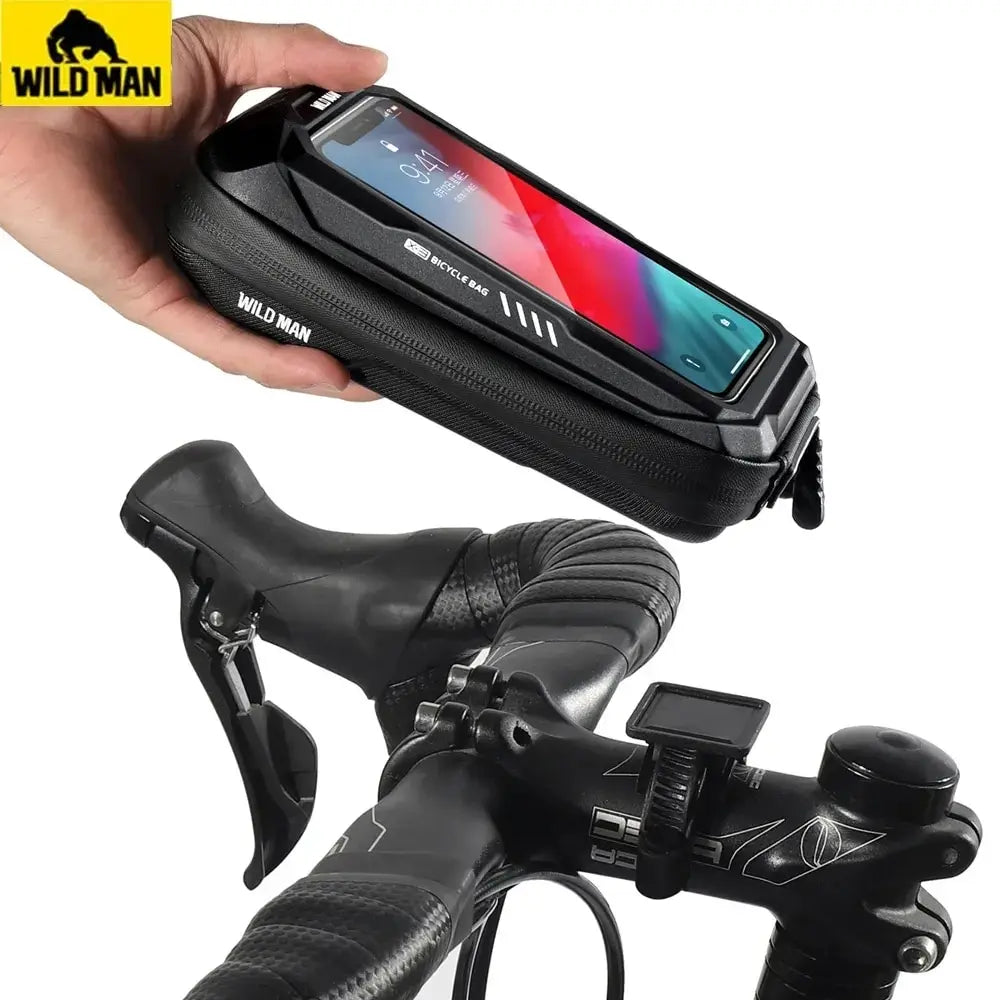 Bolsa de Quadro Wild Man com Suporte para Celular – Proteção, Praticidade e Design Aerodinâmico