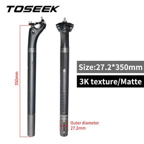 Canote de Selim Toseek em Fibra de Carbono – Leveza, Estilo e Alta Performancex