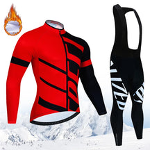Conjunto de Jersey de Ciclismo de Inverno