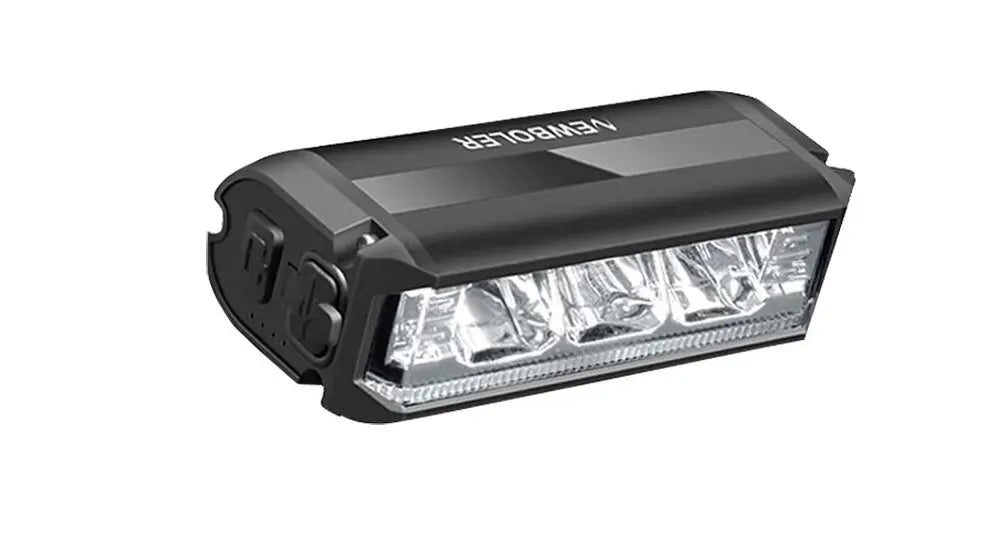 Farol Dianteiro para Bike 2000 Lumens com Suporte para Ciclocomputador – Potência e Integração Total