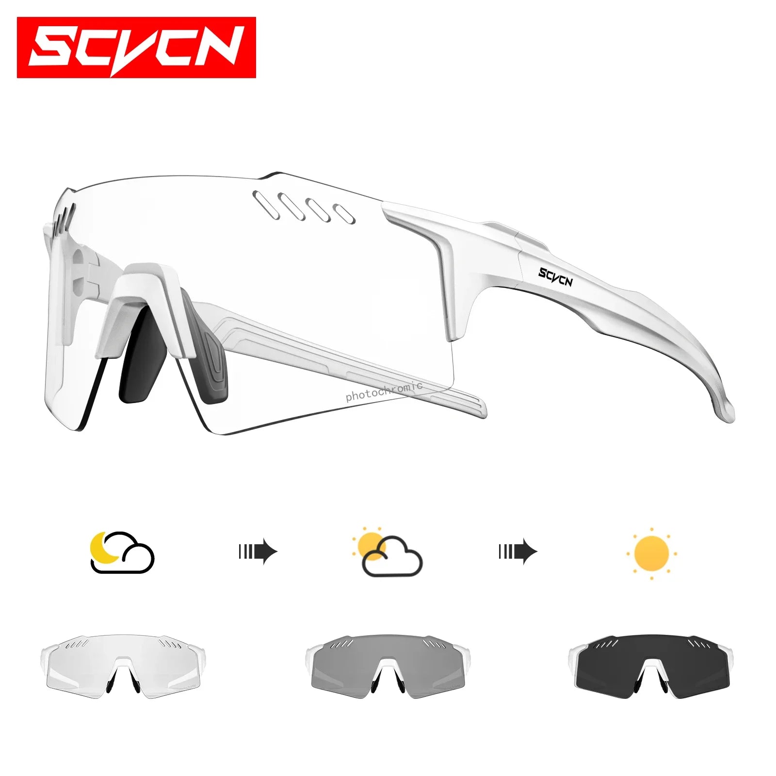 Óculos Esportivos  – Perfeito para Ciclismo, Corrida, Escalada e Direção