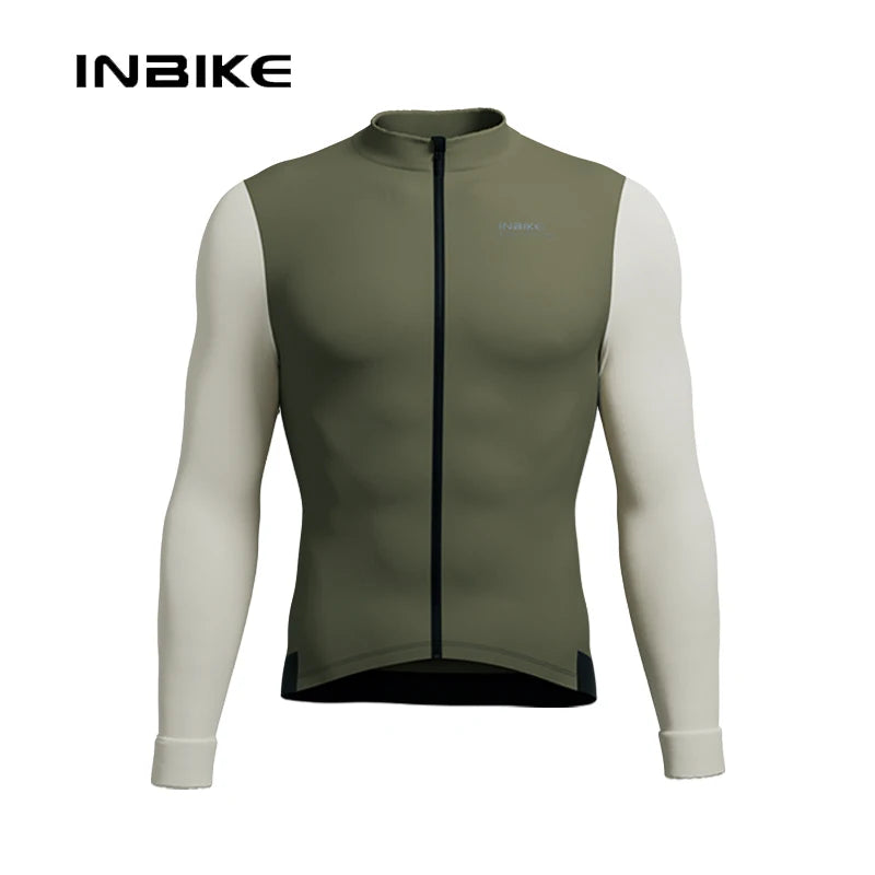 Jersey INIBKE para Ciclismo – Fleece Térmico e Zíper Completo