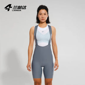 Bib Shorts LAMEDA – Conforto e Proteção UV para Ciclismo Feminino