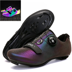 Tênis de Ciclismo Masculino Ultralight com Dupla Fivela