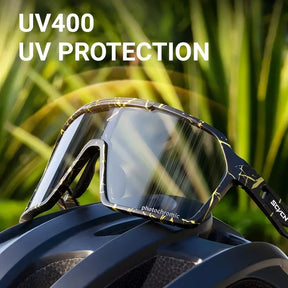 Óculos de Ciclismo Fotocromáticos UV400 – Proteção e Estilo para suas Aventuras ao Ar Livre