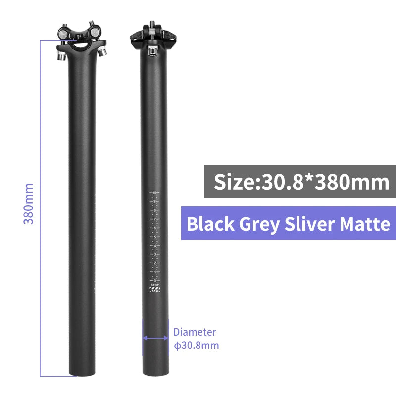 Canote de Selim em Fibra de Carbono Seatpost Black – Leveza e Resistência para Performance Máxima