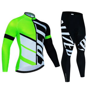 Conjunto de Jersey de Ciclismo de Inverno