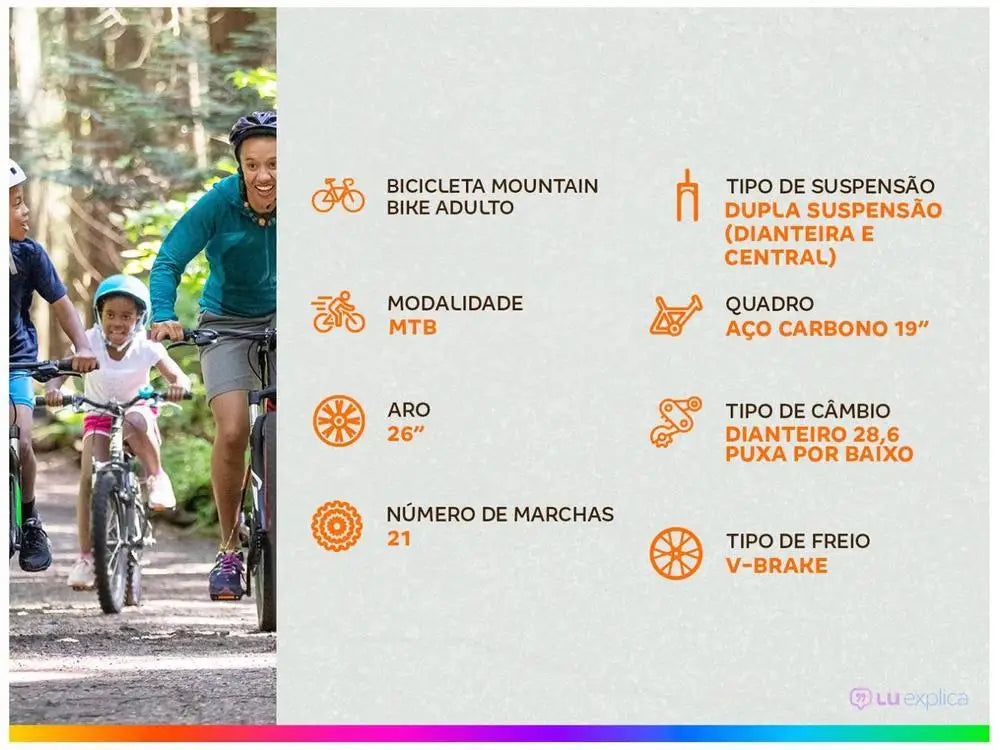 Bicicleta Colli Aro 26 MTB com Suspensão – Controle, Estilo e Aventura em Duas Rodas