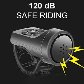 Buzina Eletrônica para Bicicleta 120 dB – Segurança Máxima em Cada Pedalada
