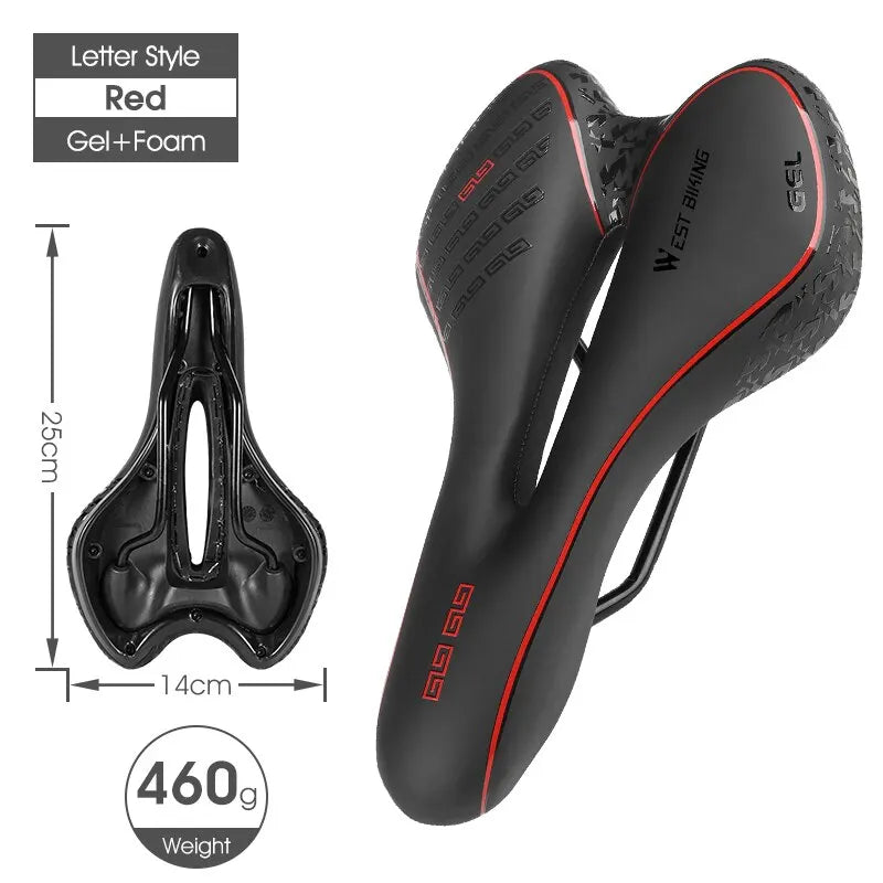 Selim West Biking Ergonômico – Conforto e Performance para Longas Pedaladas