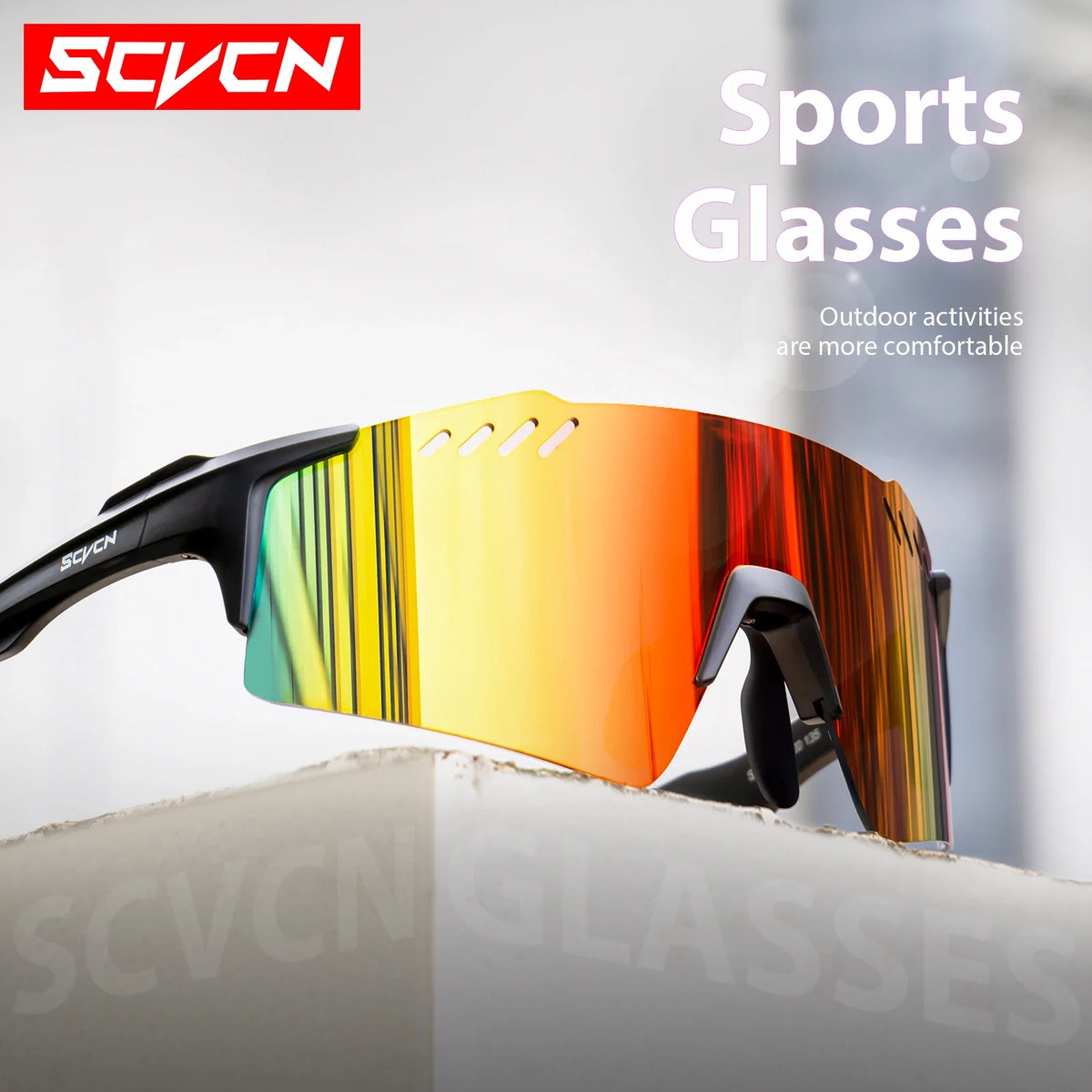 Óculos Esportivos  – Perfeito para Ciclismo, Corrida, Escalada e Direção