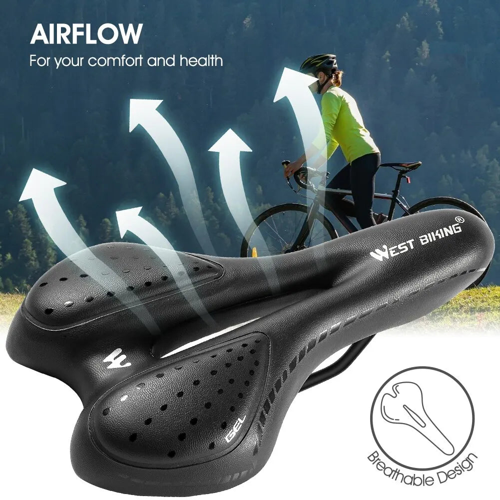 Selim West Biking Ergonômico – Conforto e Performance para Longas Pedaladas